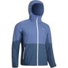 QUECHUA HELIUM 500 Защита от солнца, Ветрозащитная, Легкая и Дышащая куртка с длинным рукавом Мужская Серая Сланцево-синяя