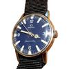 Seamaster Ручной завод Винтажные Аналоговые Часы Cal.600 135.012 Синий Циферблат