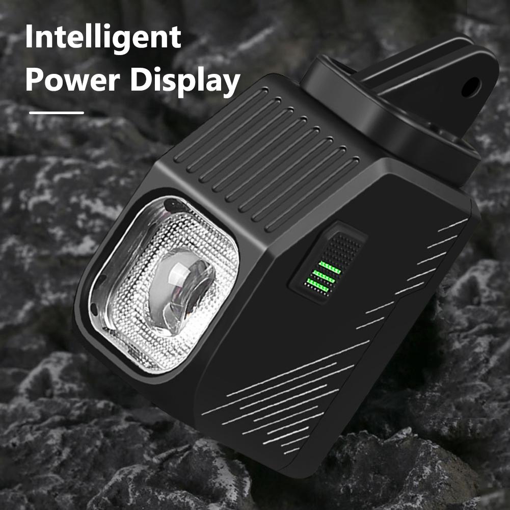 LED Bicycle Hanging Light with Cut-off Line Beam Cycling Flashlight Remote Control High Brightness Bike Light for Night Riding