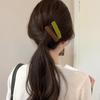 2Pcs Korean Elegant Woolen Hair Clip Simple Style Bb Clip Solid Autumn And Winter Hair Accessories