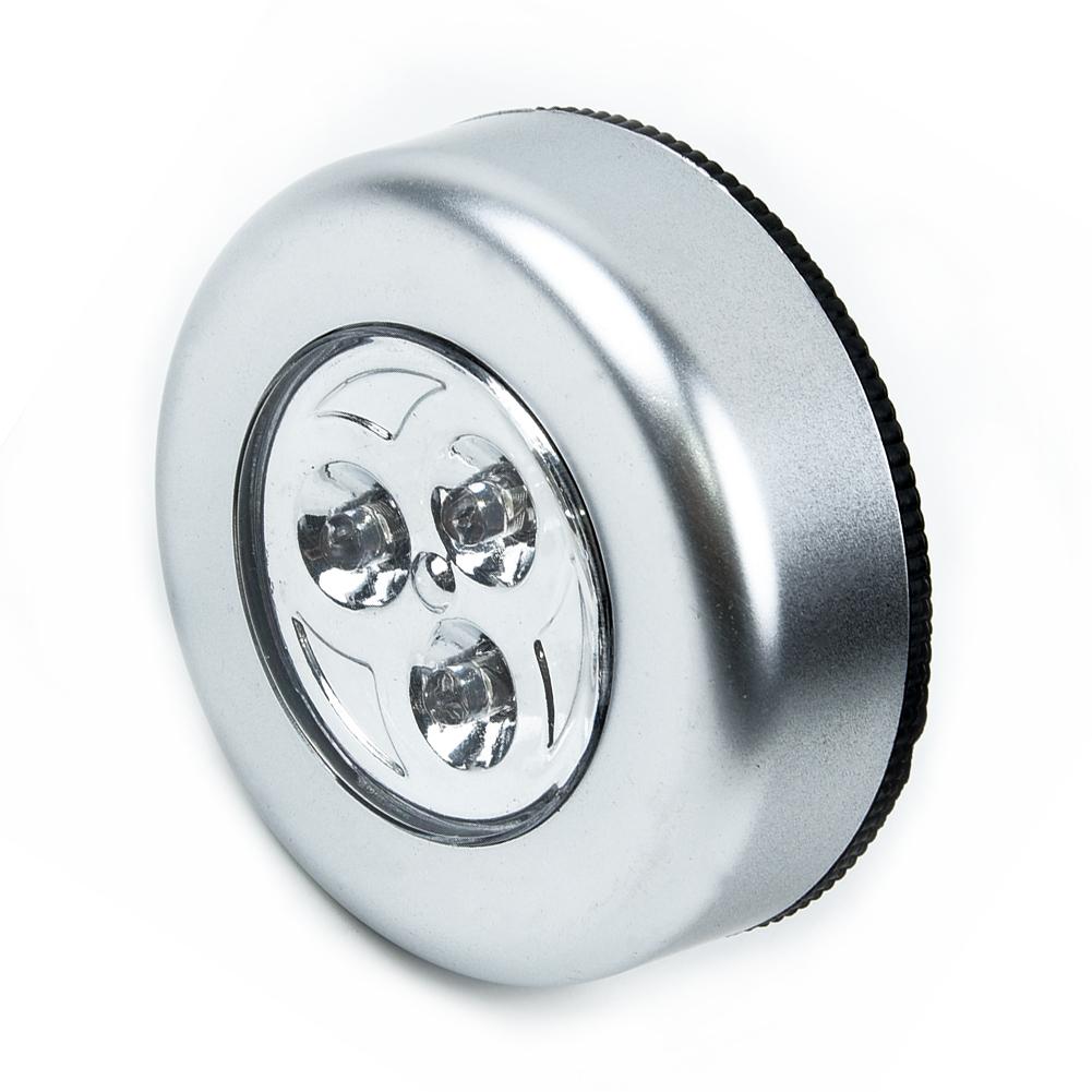 Сенсорный светильник диаметром 7 см Легко устанавливается Безопасный Самоклеящийся