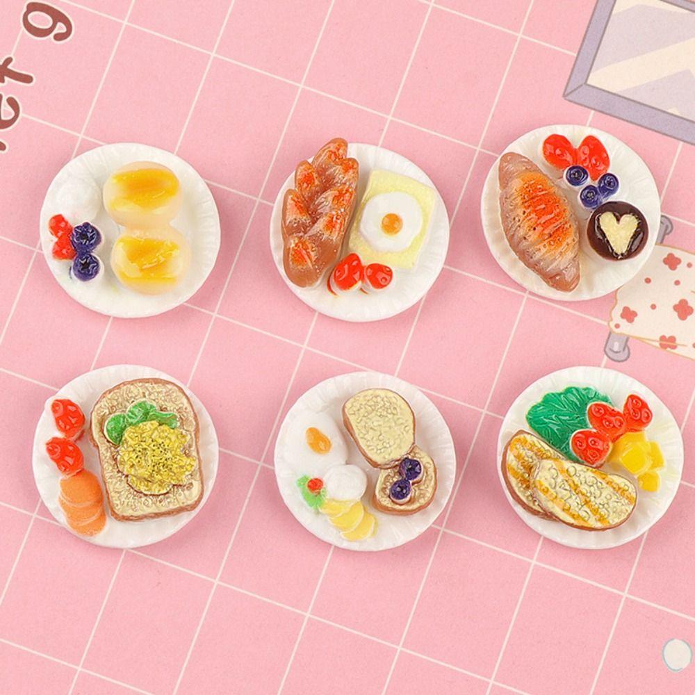 Colorful Dollhouse Miniature Simulation Food Model Creative Kitchen Accessories Children