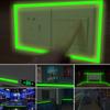 Emergency Logo In The Dark Decorative Glow Stickers Self-Adhesive Luminous Tape Warning Home Decor