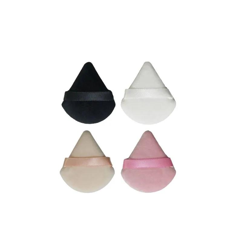 2/4/6/10Pcs Mini Triangle Powder Puff Face Makeup Sponge Cosmetics Soft Cotton Face Washable Velvet Makeup Puff Tools
