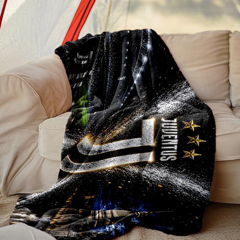 [Juventus Football Club Blanket] Soft Throw Blanket for Bed Sofa, Holiday Gift Blanket for Women Men Family Friend