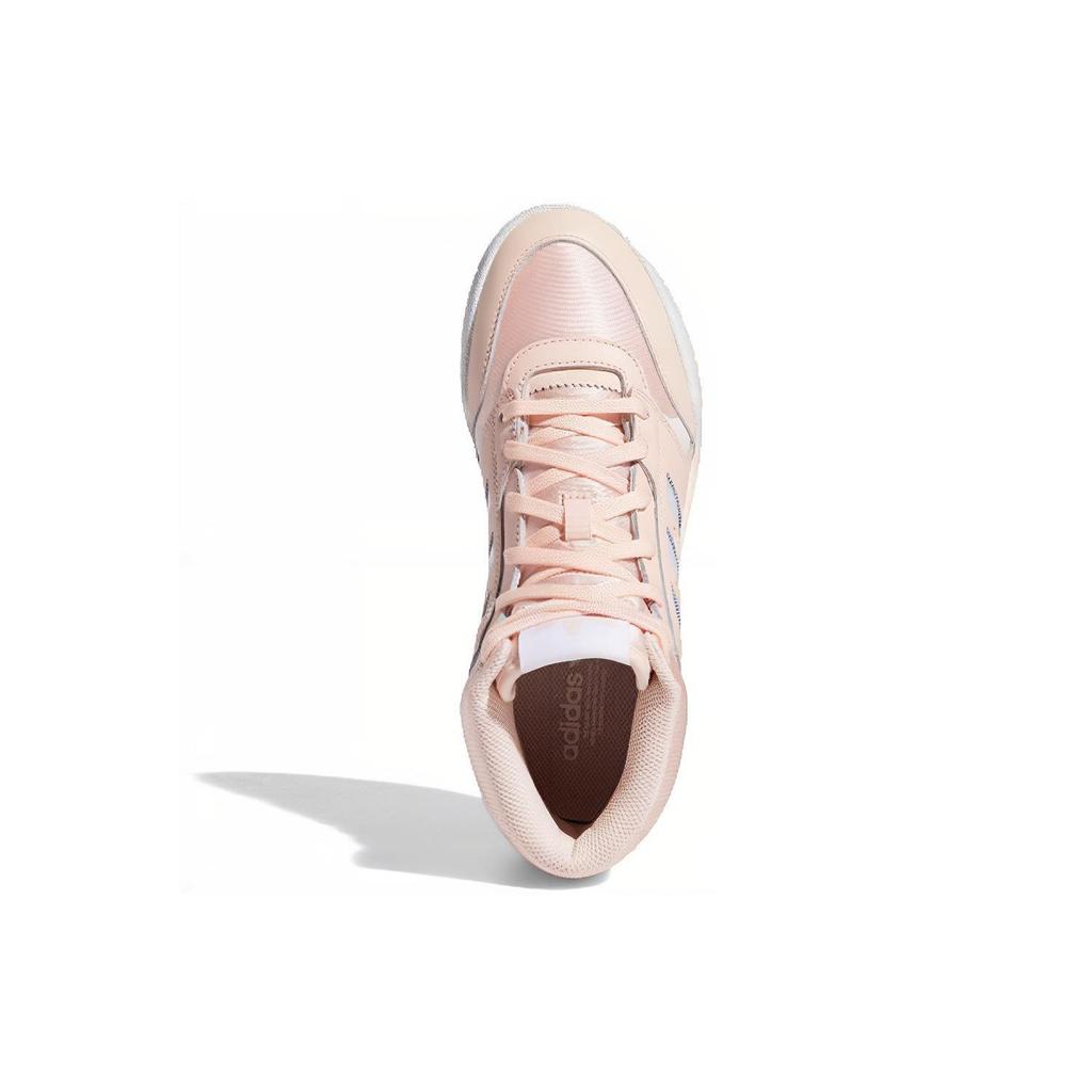adidas Оригинальные ретро повседневные прочные высокие кеды для скейтбординга женские кроссовки ледяной розовый EE5229