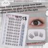 Накладные ресницы ACE No-Glue с самоклеящейся мультяшной структурой — натуральные, ленивые