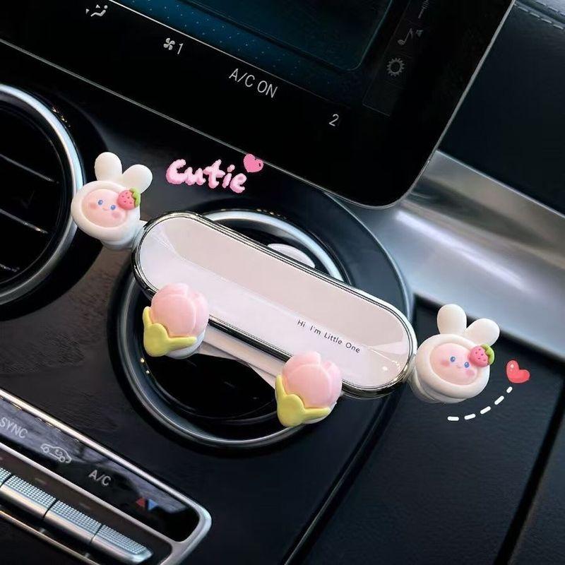 Car Phone Navigation Holder, Car Mount, Cartoon Car Air Vent Phone Navigation Fixed Support Stand
