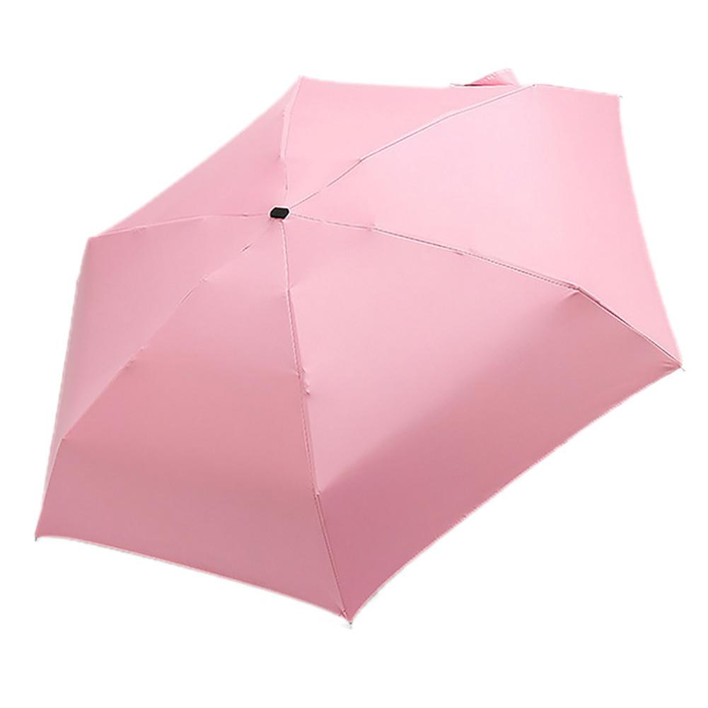 Foldable Cute Mini Umbrella Portable Windproof Rain Women Umbrellas Beach Pocket Parasol Folding Sun Umbrella Easily