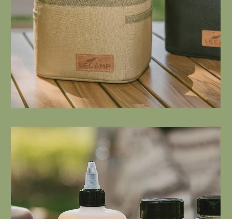 Портативный набор бутылок с приправами для кемпинга и пикников с герметичными бутылками для масла и сумкой для хранения
