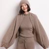 Cashmere Shawl Women'S Outdoor Warm Foreign High-End Knitted Cape Dual-Purpose Scarf