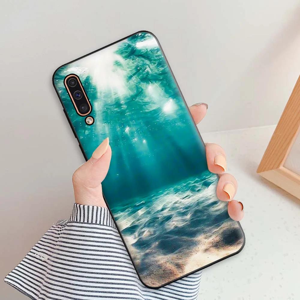 For Samsung Galaxy A50 Case For Samsung A50s A30s Phone Cases For Samsung A50 Flowers Silicone Soft TPU Fundas A 50 A30 S Bumper