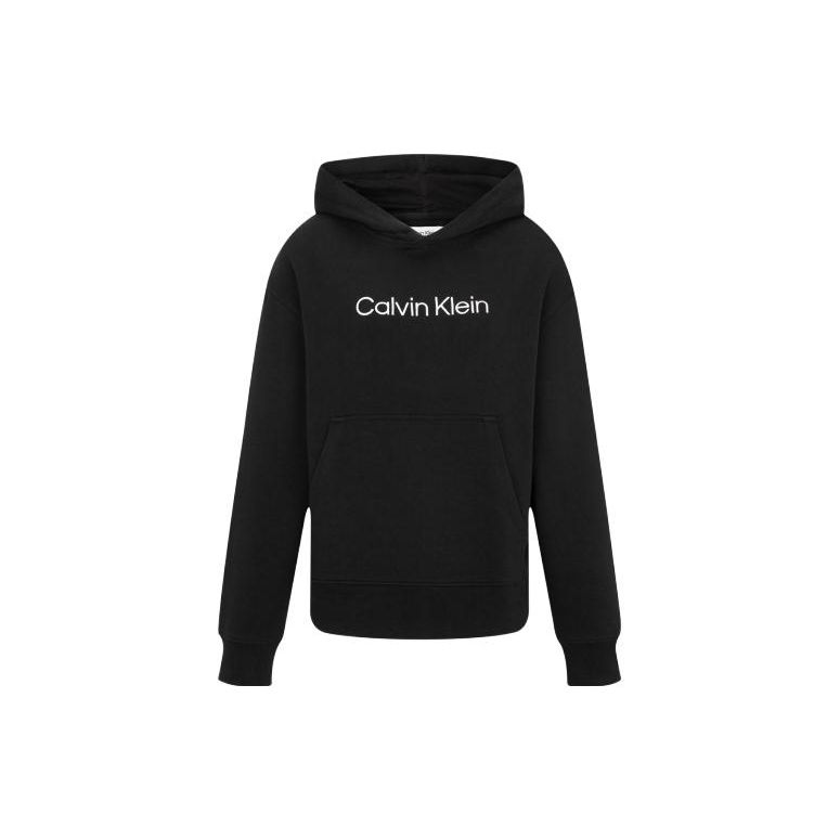 Calvin Klein Женская однотонная худи с вышивкой, классический черный 40WH106-BAE