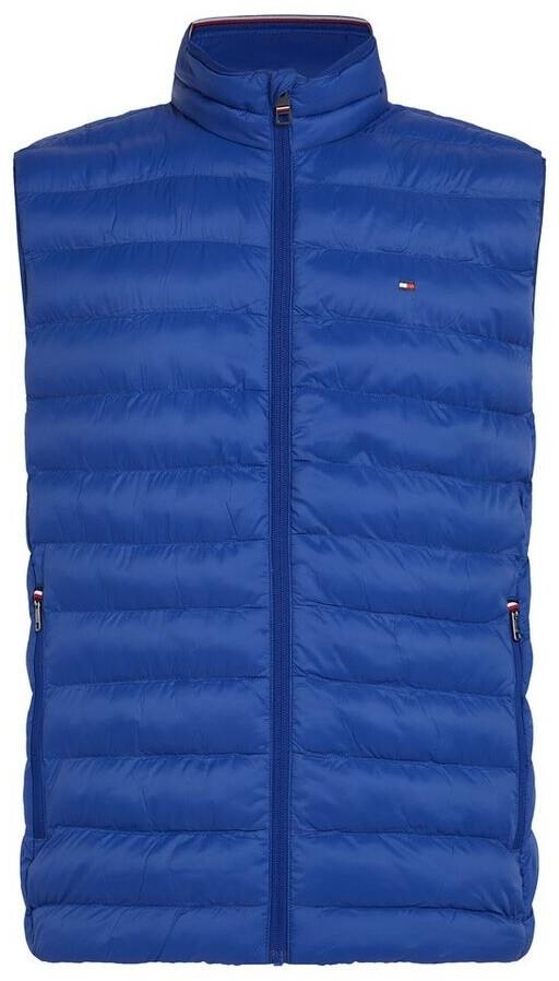 Зимняя куртка Tommy Hilfiger Packable Recycled Vest stand-up collar blue wedge blue