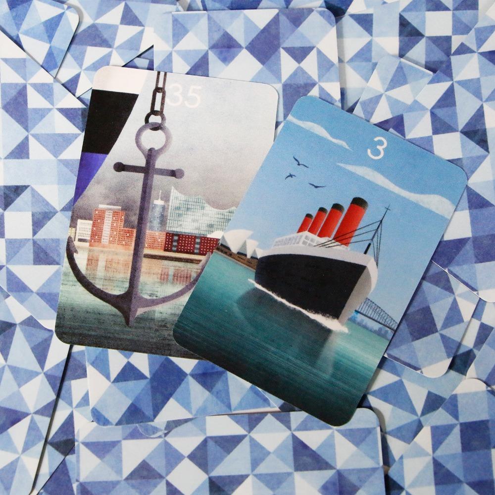 9*6 см Германия Miamondo Колода Ленорман Гадальные карты Таро Настольные игры 36 шт. Карты