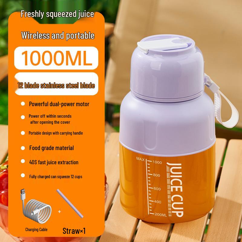 2025 Портативная беспроводная многофункциональная мини-электрическая чашка-соковыжималка