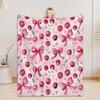 Bow Blanket For Boys Girls - 4 Sizes And 30 Plus Colors Custom Bow Blanket Gifts for Relatives And Friends