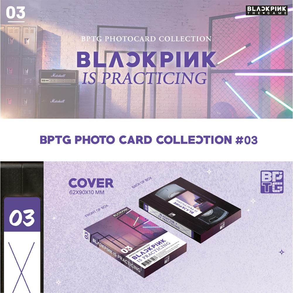 Blackpink ИГРА Коллекция фотокарточек №1~3 (Вкл.. ЮГ ПОБ)
