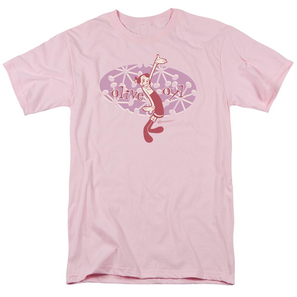 Popeye Oh Popeye T Shirt Mens Licensed Olive Oyl IDW Comics Tee Light Pink
