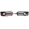 2PCS Front Bumper Fog Light Cover Grille Grill 8X0807682B 8X0807681B Fit A1 S-Line 2011-2014