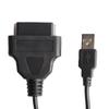 1 шт. Новый 16-контактный OBD-USB-порт зарядного устройства адаптер кабельный разъем диагностический инструмент автомобильные аксессуары
