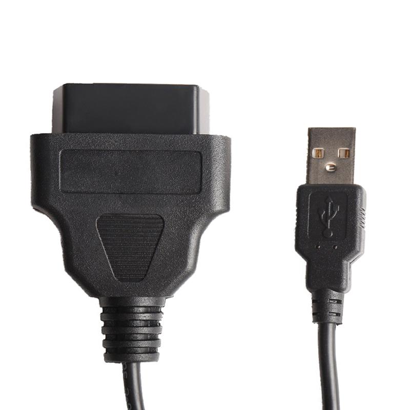 1 шт. Новый 16-контактный OBD-USB-порт зарядного устройства адаптер кабельный разъем диагностический инструмент автомобильные аксессуары
