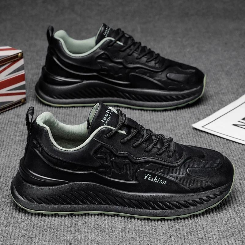 Мужская повседневная спортивная обувь модная и универсальная, подходит для ежедневных поездок на работу. Она легкая и удобная.