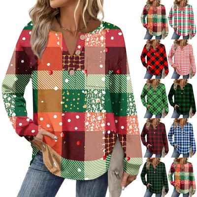 Женский модный топ с длинными рукавами в стиле ретро с принтом