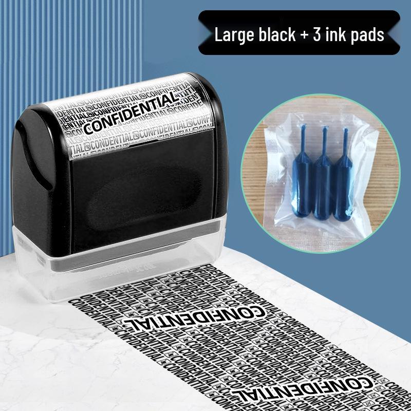 Роликовый штамп для защиты конфиденциальности с крышкой против протекания