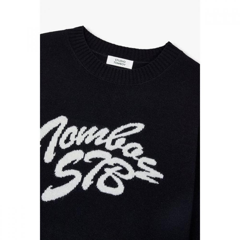 Studio Tomboy Lettering Point Knit 9176452983