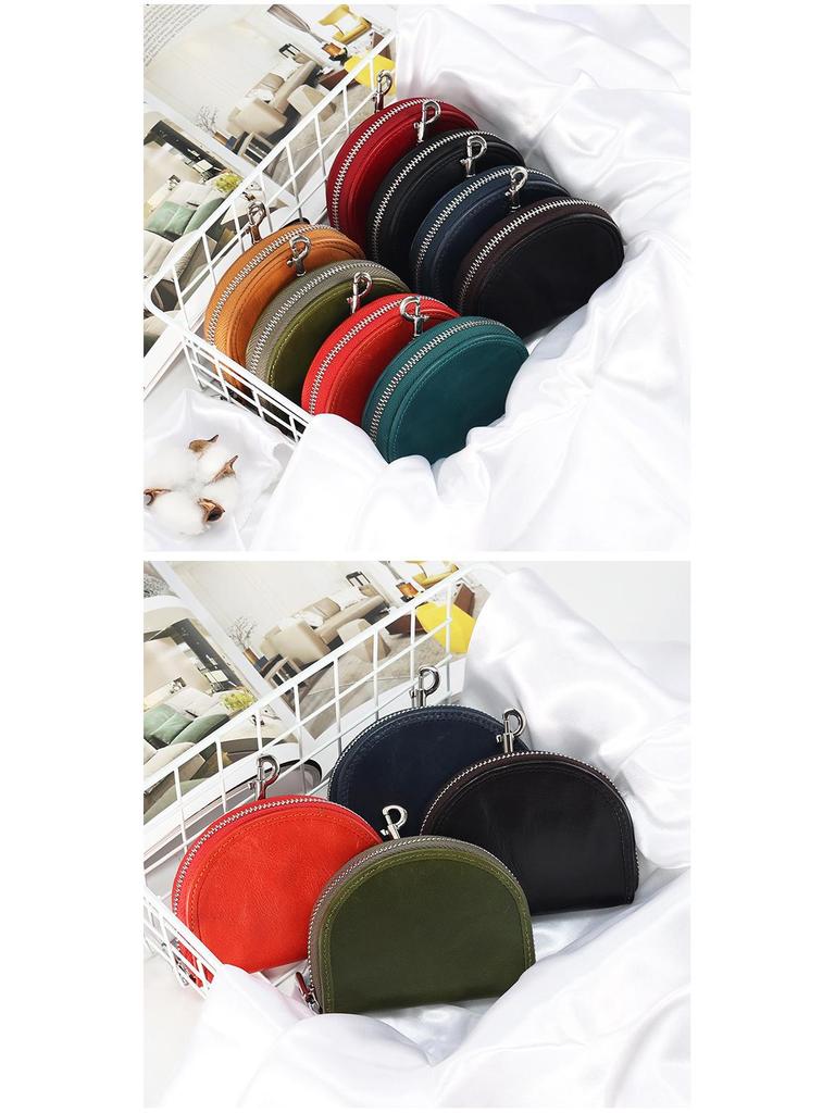 Женский мини-кошелек из натуральной кожи - роскошный летний кошелек из коровьей кожи