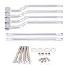 Motorcycle Saddlebag Support Bars Brackets Kit for Honda Suzuki Yamaha Kawasaki Silver