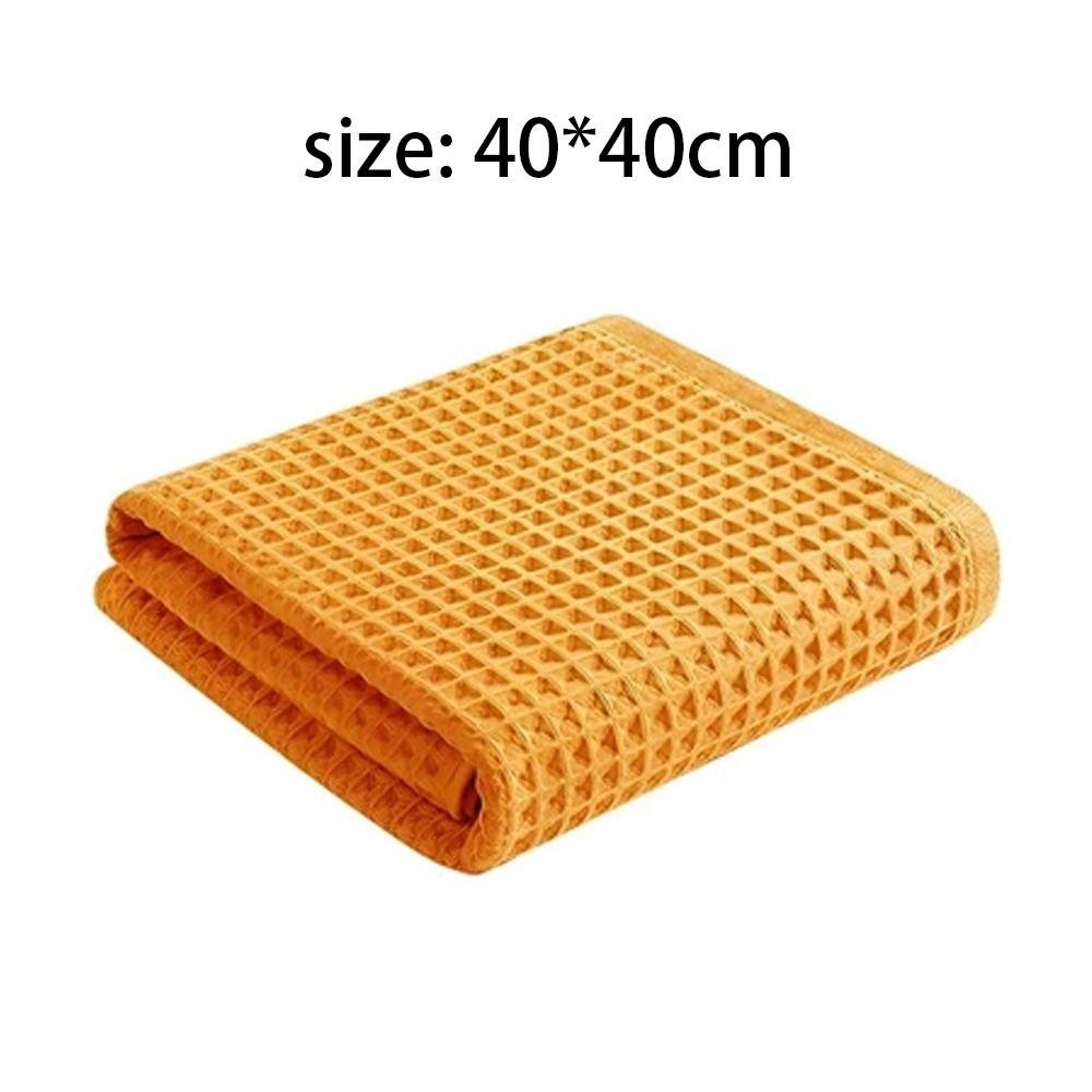 Waffle Weave Car Cleaning Cloth Microfiber Auto Cleaning Accessories Glass Wash Towel Strong Water Absorbent Towels