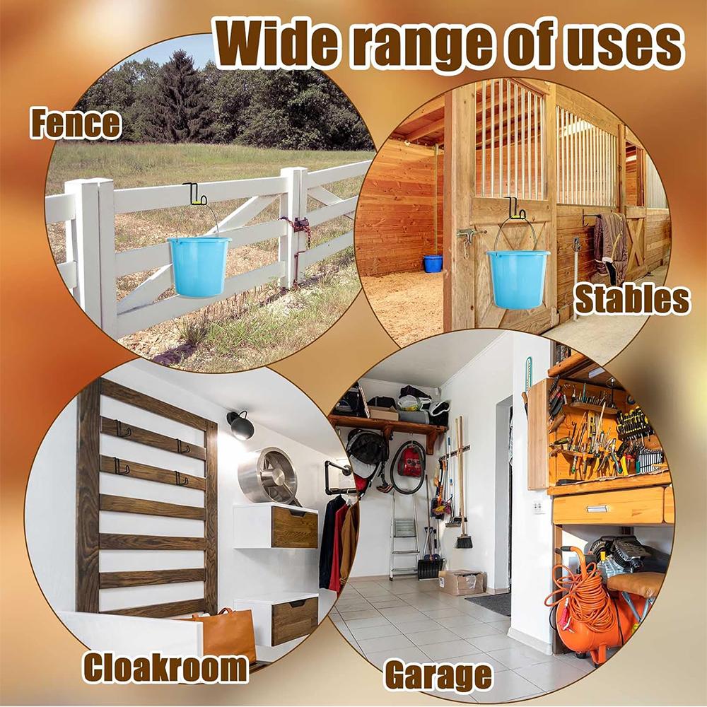 4 шт. 4-дюймовая уздечка для подвешивания уздечек для лошадей