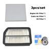 3-4pcs Filter Set For CHANGAN CS35 1.6L 2012-2018 2017/ OSHAN COS5 Engine Fuel Air Oil Filter Accessories Spare Parts