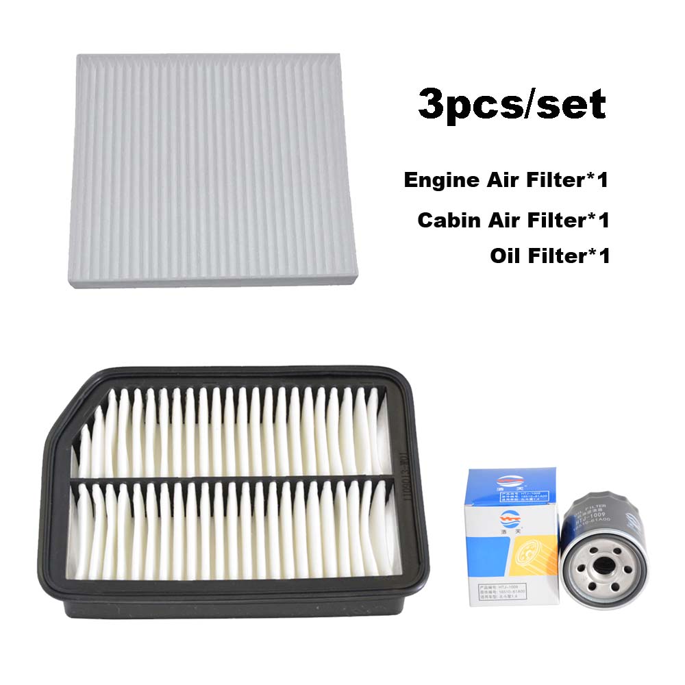 3-4pcs Filter Set For CHANGAN CS35 1.6L 2012-2018 2017/ OSHAN COS5 Engine Fuel Air Oil Filter Accessories Spare Parts