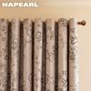 1 шт. NAPEARL Модные ретро шторы блэкаут с принтом 100% затемняющие плотные шторы для спальни, гостиной, балкона, окна для домашнего декора