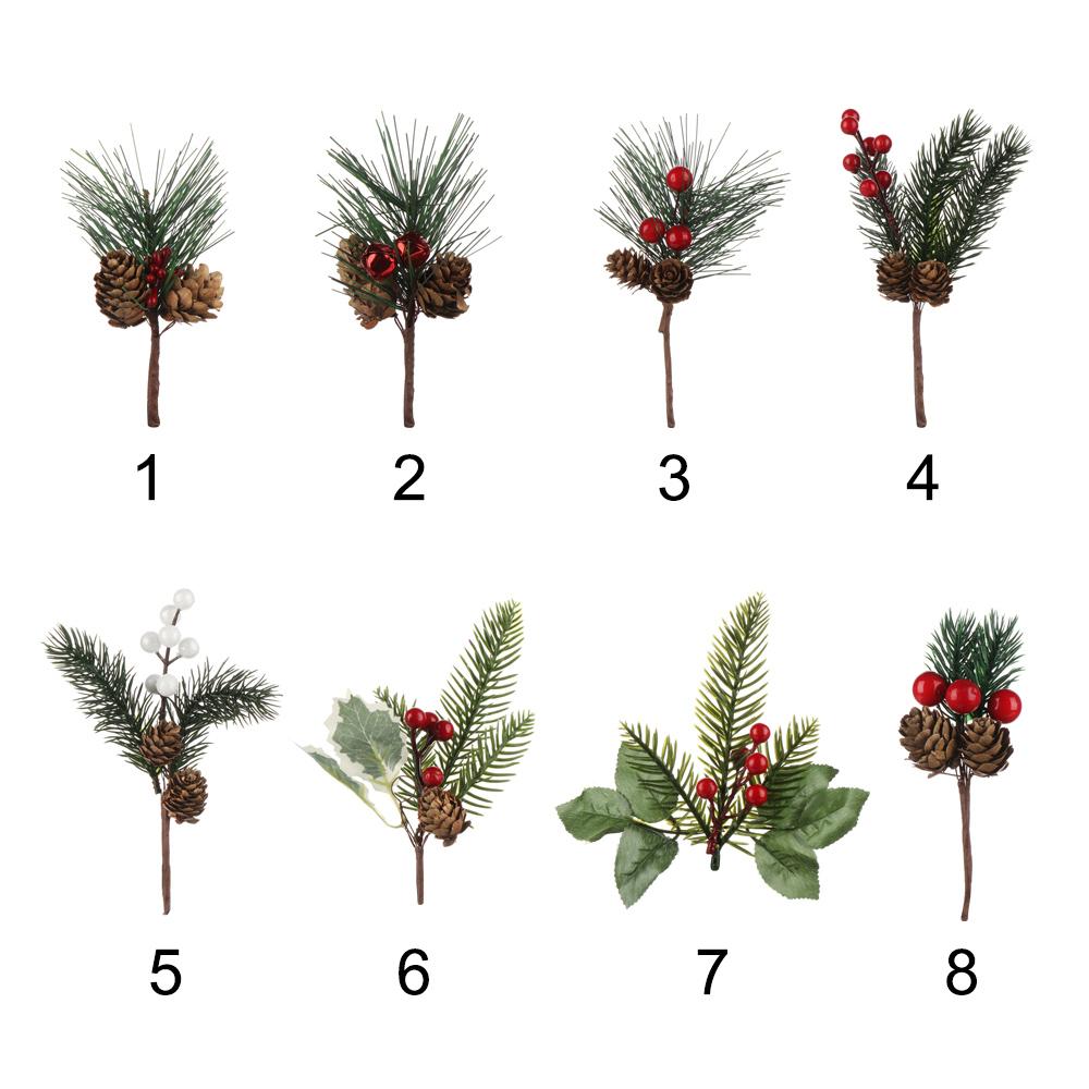 Red Christmas Berry Xmas tree Decor Home Floral Decor Christmas Ornament Artificial Flowers