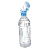 Skater Plastic Bottle Straw Cap 350ml 500ml with Mobile Case Blue X White PSHC5S-A