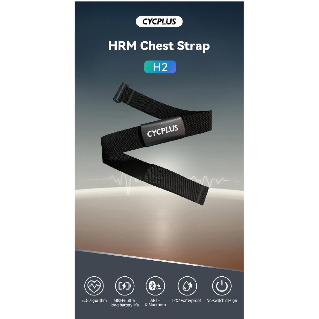 CYCPLUS Нагрудный датчик пульса BLE ANT+ IPX7 Грудной ремень для измерения пульса Аксессуары для велокомпьютера Велоспорт Датчик каденса и скорости
