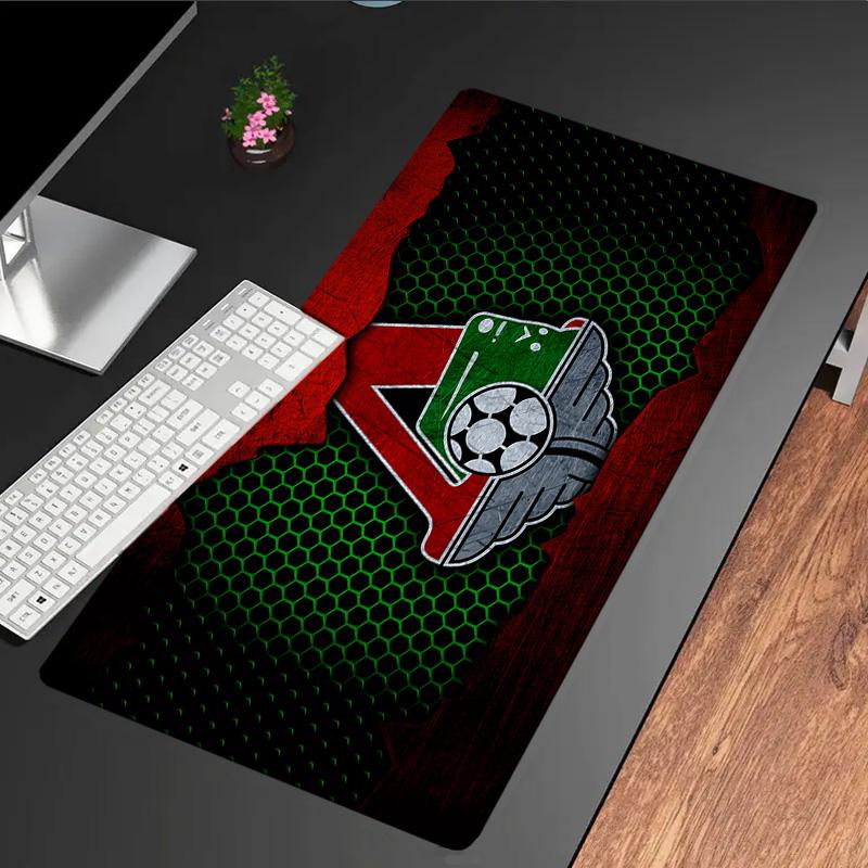 Коврик для мыши Lokomotiv Moscow, резиновая основа, игровой коврик для стола, коврик для мыши для геймеров и офисного использования, игровой стол, легко моющийся коврик