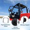 Universal Magnetic Forklift Rearview Mirror 8.2X4.8", Square HD Wide-Angle Convex Mirror Suitable For Tractors, Forklifts - 2 Pcs
