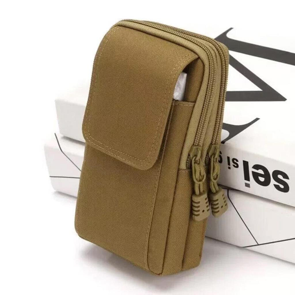 Men's Waist Bag Nylon Portable Durable Coin Purse Fashionable And Versatile Casual Mobile Phone Bag Small Pouch Outdoor Small Pouch