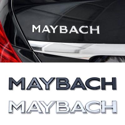 Наклейки с буквами MAYBACH для автомобиля Mercedes Benz MAYBACH S400L S580 GLS600, модификация, большой логотип на задний багажник, маленький размер, аксессуары для автомобиля szm