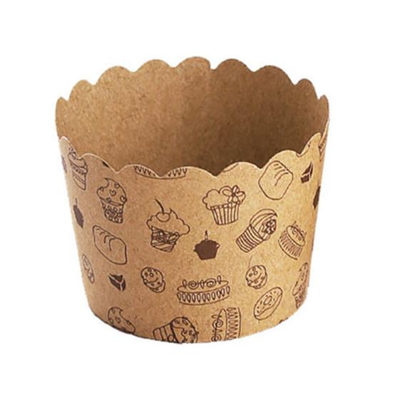 Creative Convenient Strong Construction Wood Pulp Paper Easy Release Utility Cupcake Liner Kitchen Supplies Cupcake Cup