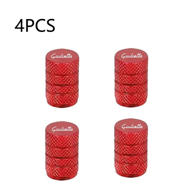 SVMHZ1 For Alfa Romeo Giulietta Accessories Car Wheel Tire Valve Caps Tyre Stem Covers Airdust Waterproof