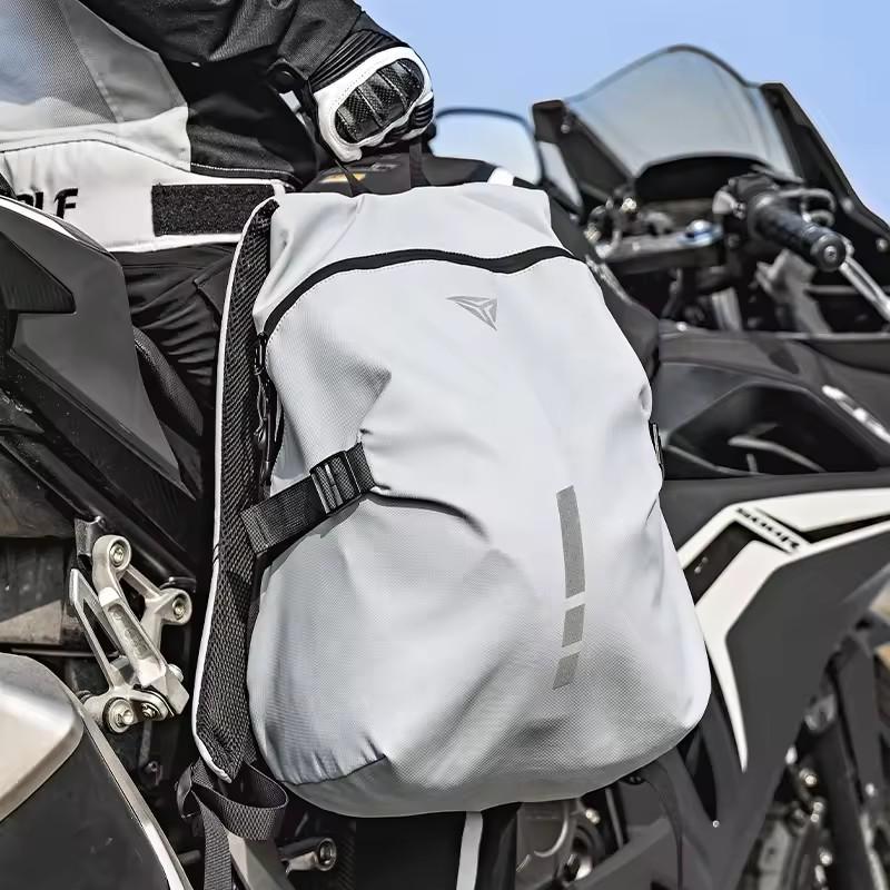 Рюкзак для мотоциклиста Motowolf, уличный, большой емкости, сумка для шлема, повседневный, водоотталкивающий, со светоотражающими элементами