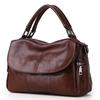 Designer Handbag Luxury Genuine Leather Shoulder Bags for Women Casual Totes Solid Large Daily Shoulder Crossbody Bag