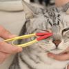 Удобная ручка для расчески для глаз у собак, пинцет, щетка для глаз у домашних животных для бережной очистки, уход за лицом, безопасная и практичная щетка