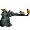 Cute Elephant Figurines Fairy Garden Animal Ornaments for Home Deskpot Cupboard Props Decor Accessories Room Decoration